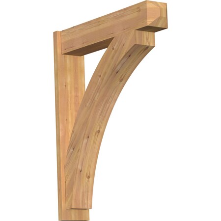 Ekena Millwork Thorton Craftsman Smooth Outlooker, Western Red Cedar, 7 1/2"W x 36"D x 44"H OUT08X36X44THR04SWR